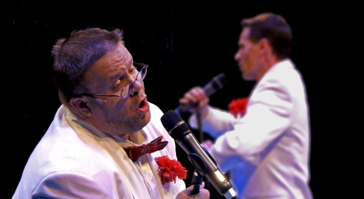 Brent Graham (Smudge), Tedd Glazebrook (Sparky) at First Look at Hale Theatre's FOREVER PLAID