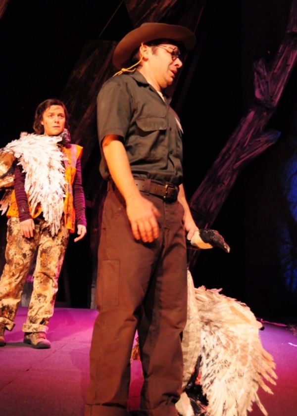 Kalle Macrides as Lia and Cory Einbinder as Frank Photo