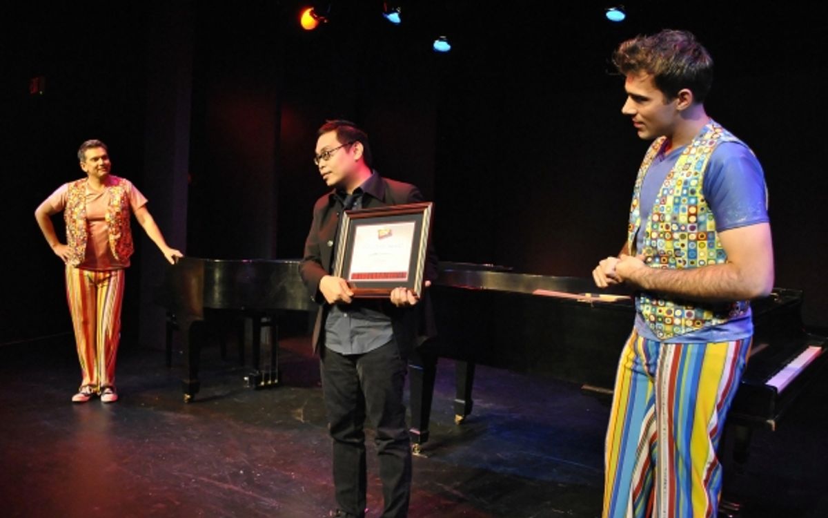 Ian Von Memerty, Oliver Oliveros, Jonathan Roxmouth at 