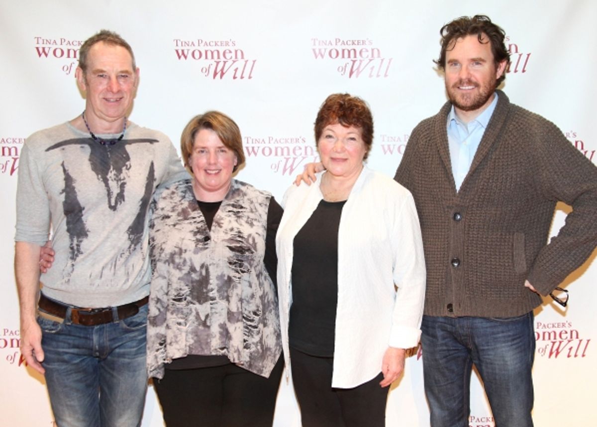 Nigel Gore, Producer Sarah Hancock, Tina Packer & Director Eric Tucker  at 