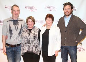 Nigel Gore, Producer Sarah Hancock, Tina Packer & Director Eric Tucker  Photo