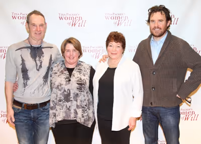 Nigel Gore, Producer Sarah Hancock, Tina Packer & Director Eric Tucker  Photo