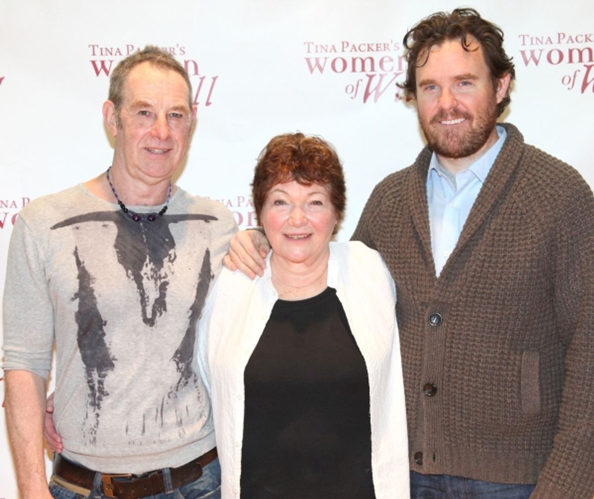 Nigel Gore, Tina Packer & director Eric Tucker  at 