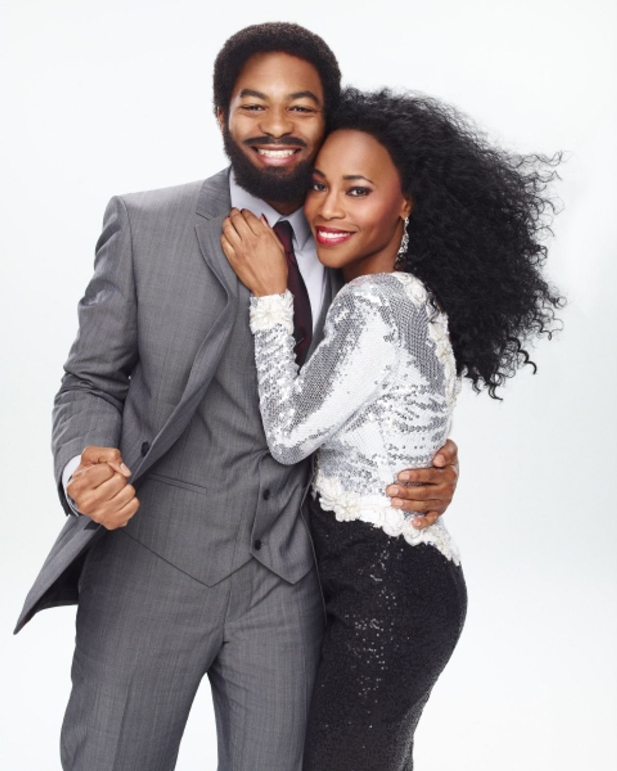 Brandon Victor Dixon and Valisia LeKae at 