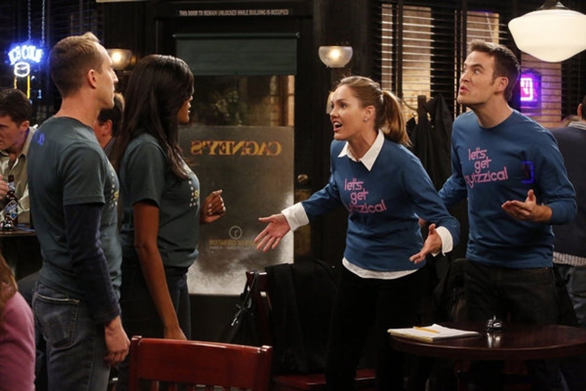 Erinn Hayes, Zach Cregger at 