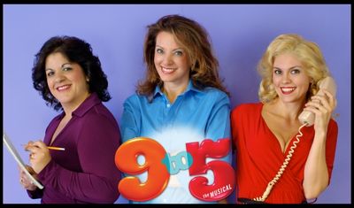 Jean Ferreira as "Judy", Jennifer Jones as "Violet", Carla Holbrook as "Doralee" Photo