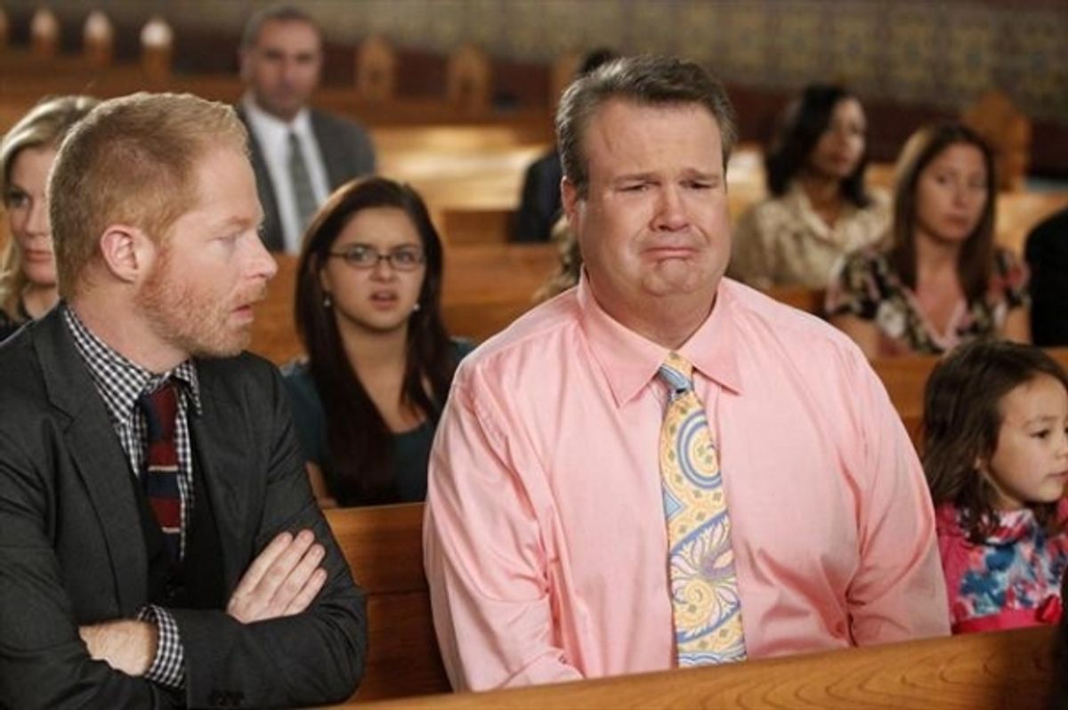 JESSE TYLER FERGUSON, ARIEL WINTER, ERIC STONESTREET, AUBREY ANDERSON-EMMONS at 