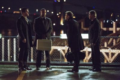  Stephen Amell, David Ramsey, Seth Gabe Photo