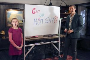 Bebe Wood, Andrew Rannells Photo