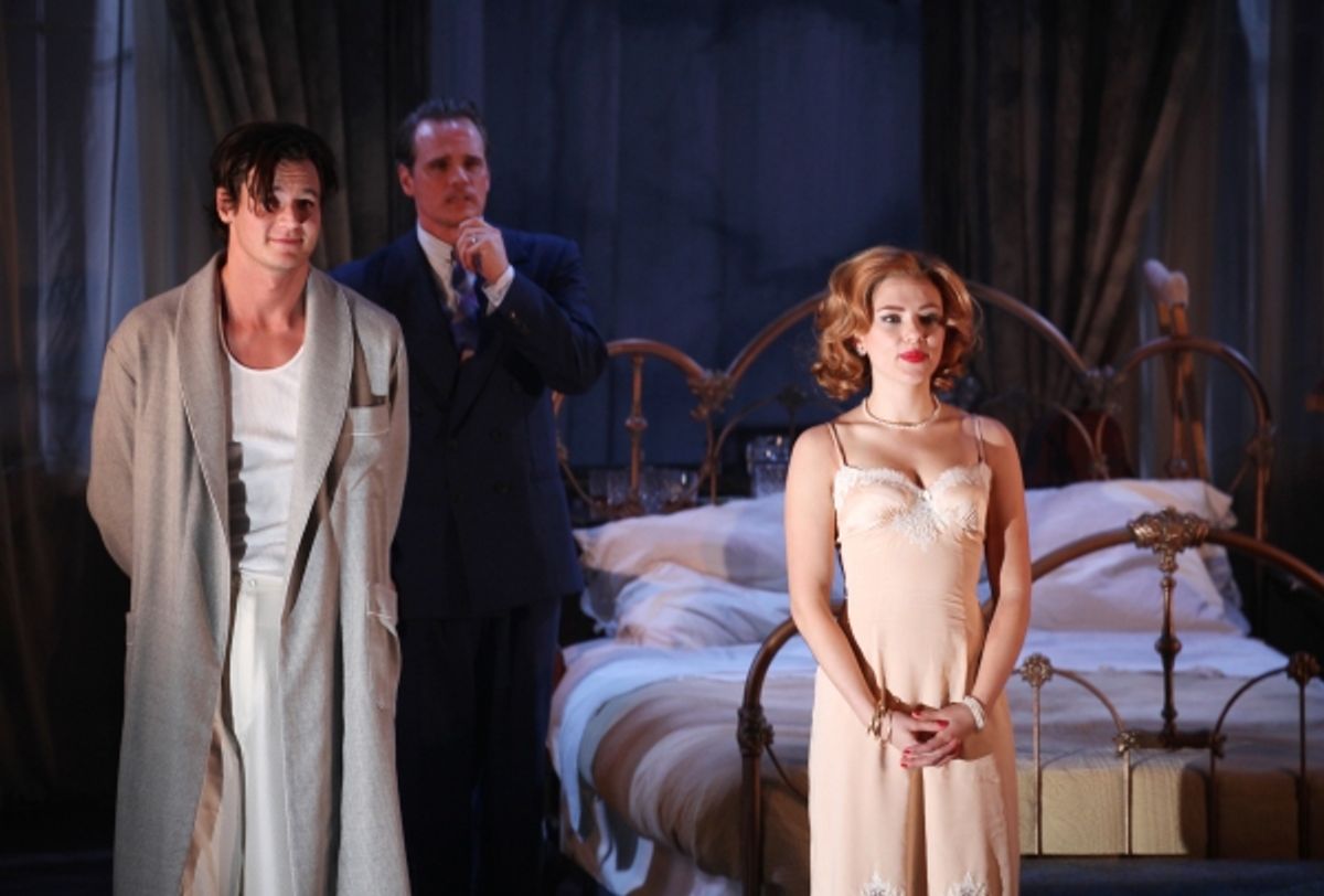 Benjamin Walker, Michael Park & Scarlett Johansson  at 