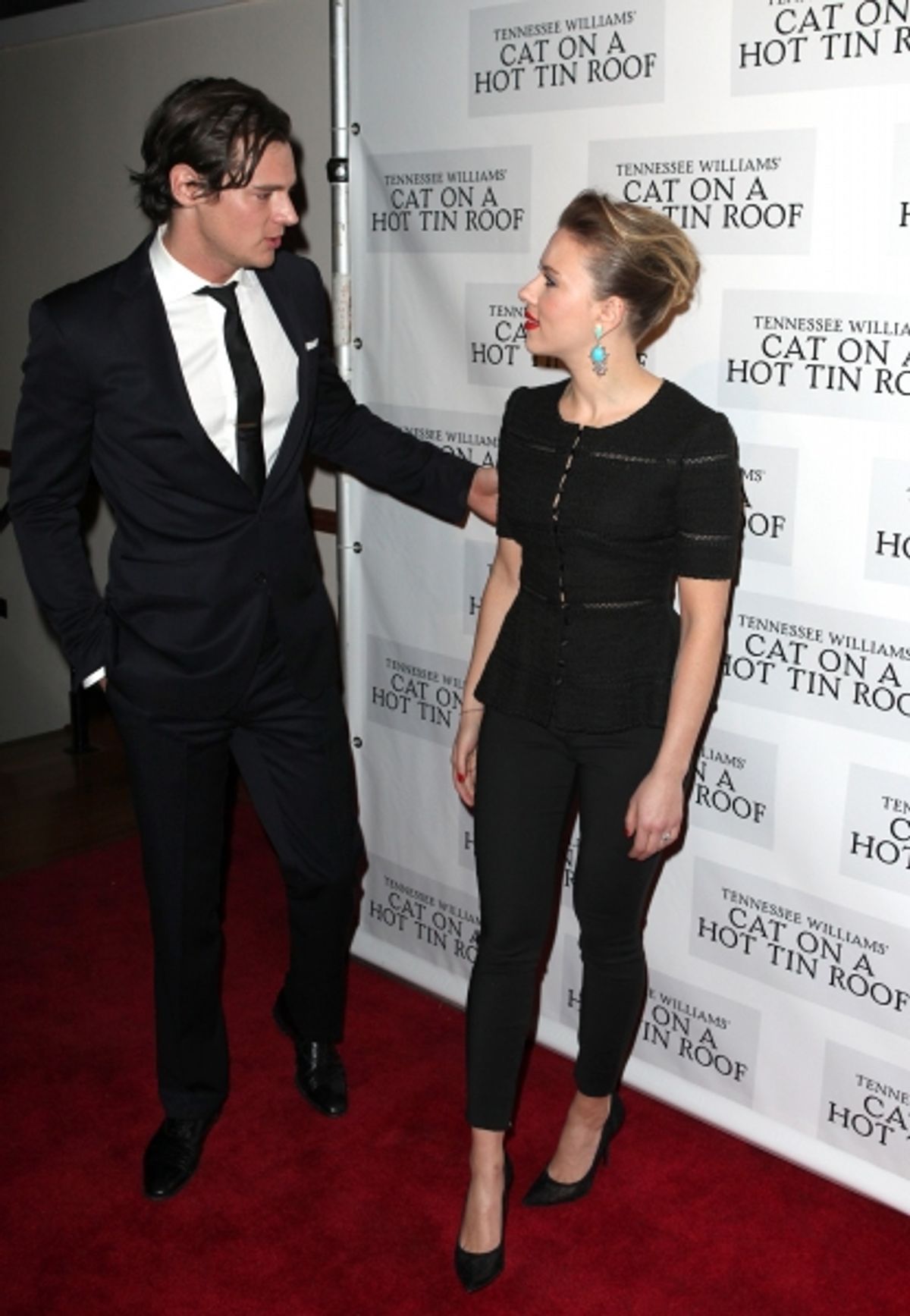 Benjamin Walker & Scarlett Johansson
 at 