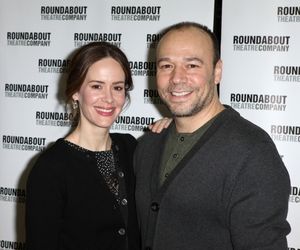 Sarah Paulson & Danny Burstein. Photo Credit: Walter McBride Photo