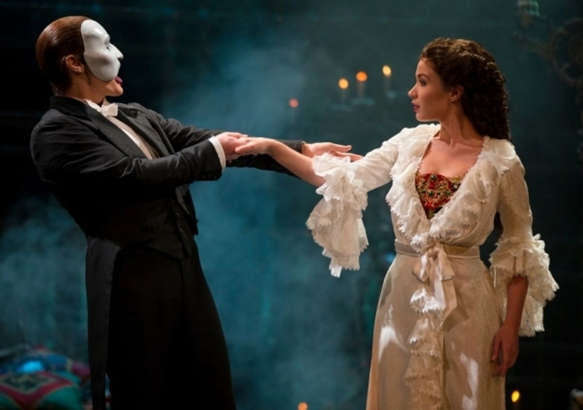 Sierra Boggess and Hugh Panaro. Photo Credit: Joan Marcus at 