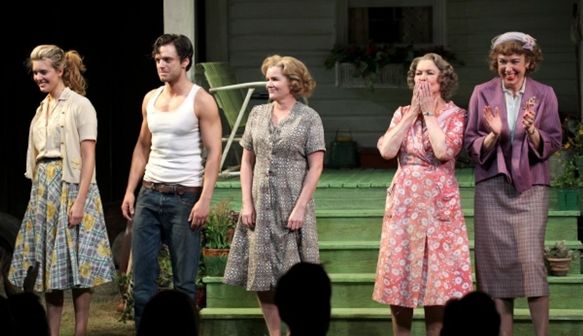  Maggie Grace, Sebastian Stan, Mare Winningham, Ellen Burstyn, Elizabeth Marvel. Photo Credit: Walter McBride at 