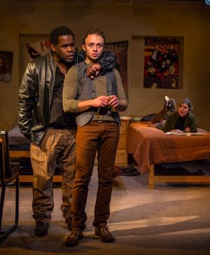 Craig â€Ë"muMs’ Grant as Renel, James Kautz as Grange and Anna Stromberg as Doe @ BroadwayWorld Craig â€Ë"muMs’ Grant as Renel, James Kautz as Grange and Photo