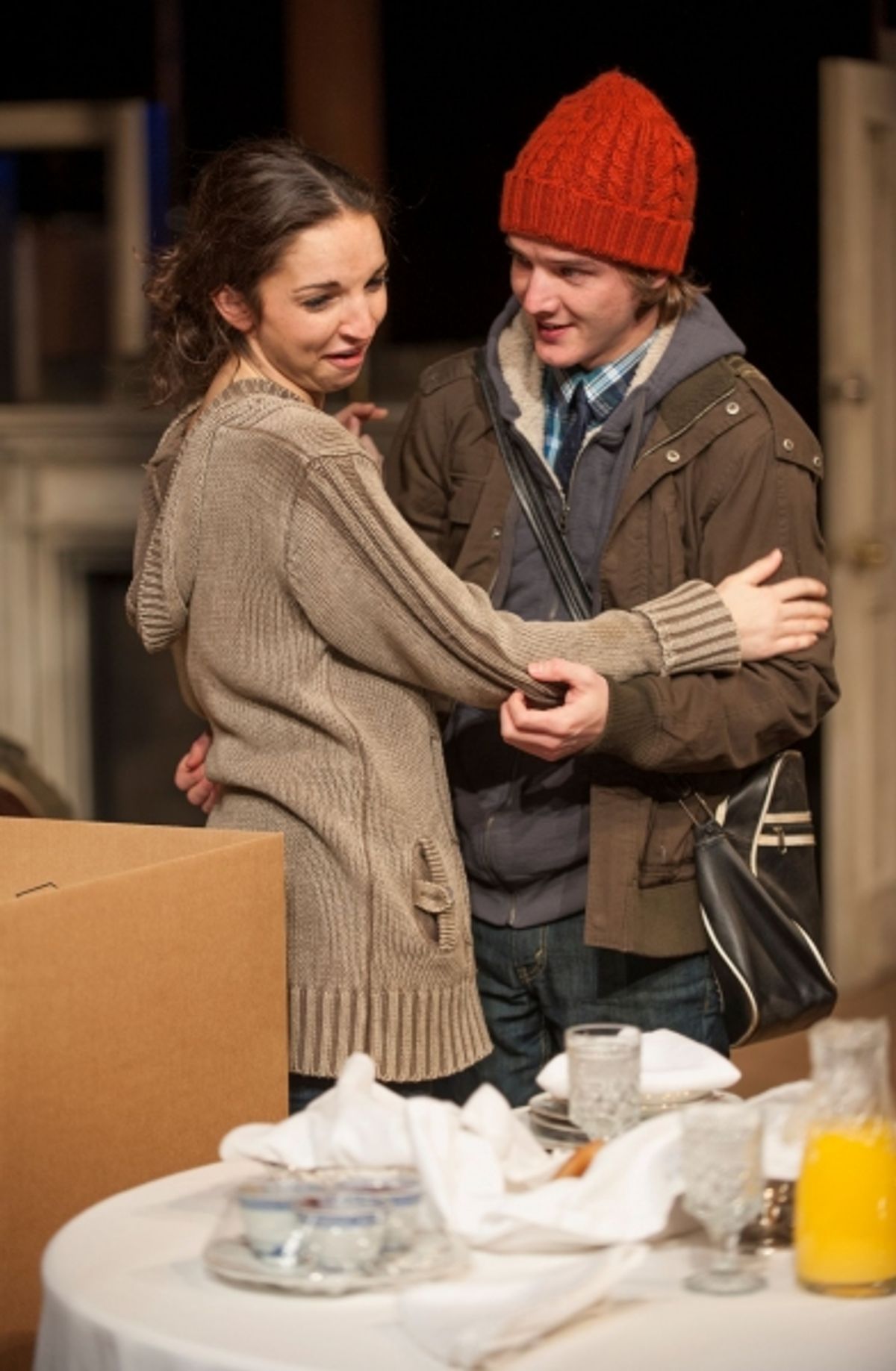 Laura Rook as Kyra Hollis and Matt Farabee as Edward Sergeant at 