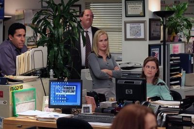  Oscar Nunez, Brian Baumgartner, Angela Kinsey, Jenna Fischer Photo