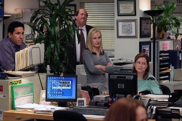  Oscar Nunez, Brian Baumgartner, Angela Kinsey, Jenna Fischer Photo