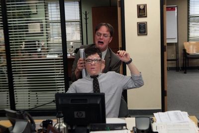 Rainn Wilson, Clark Duke Photo