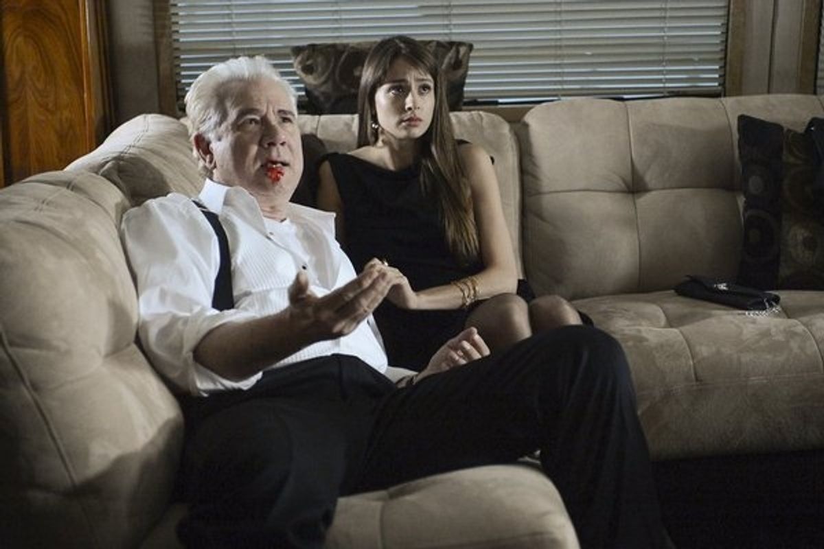 John Larroquette, Nicole Sudhaus at 