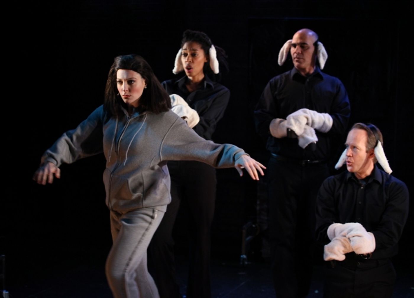 Photo Coverage: Pamela Bob and Sean McDermott in Rehearsal for SILENCE! THE MUSICAL  Image