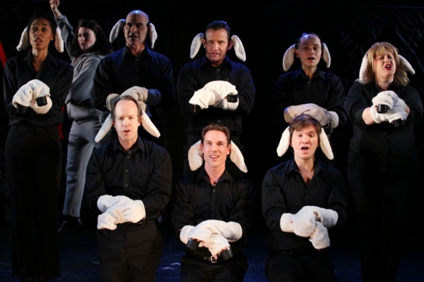 Photo Coverage: Pamela Bob and Sean McDermott in Rehearsal for SILENCE! THE MUSICAL  Image