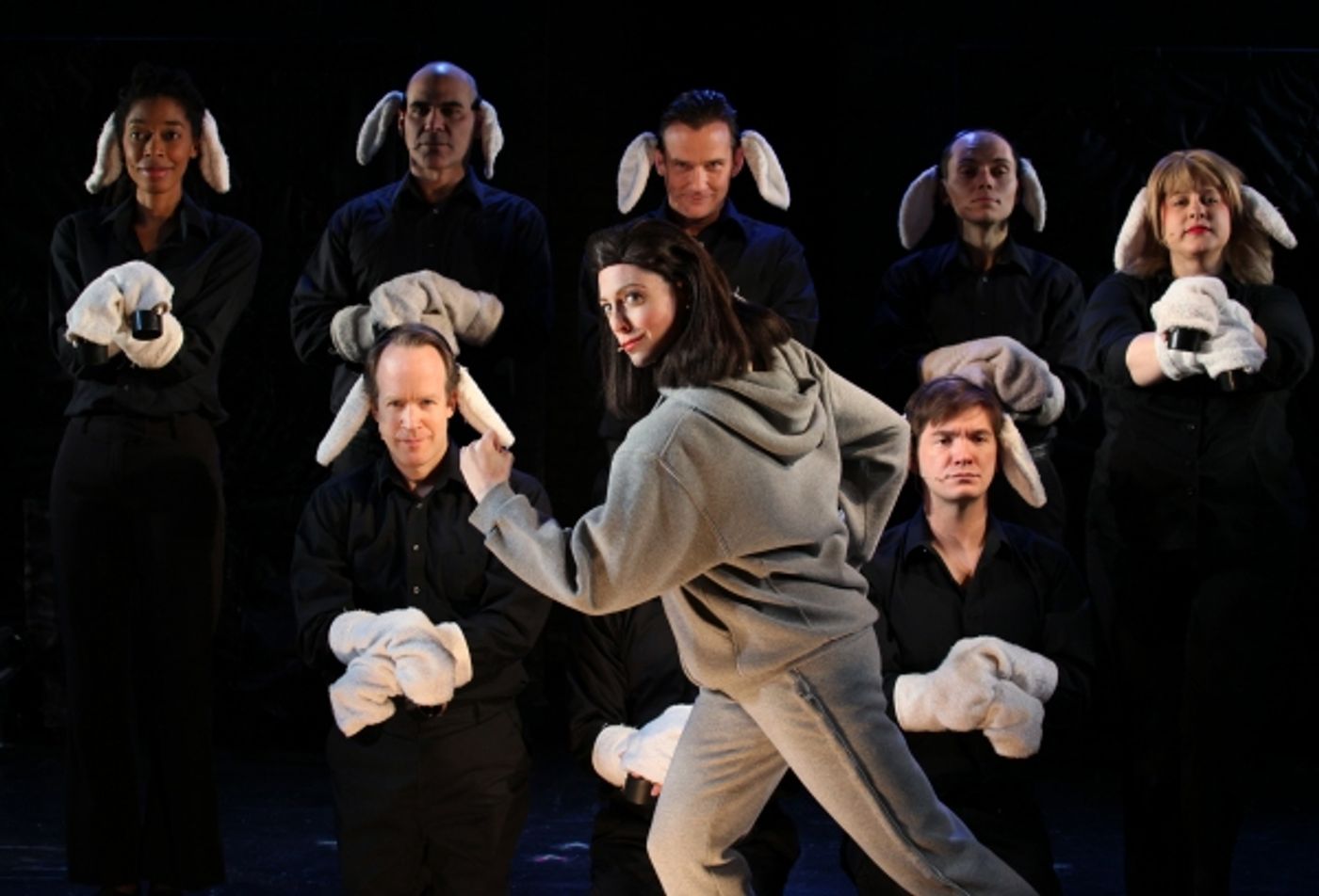 Photo Coverage: Pamela Bob and Sean McDermott in Rehearsal for SILENCE! THE MUSICAL  Image