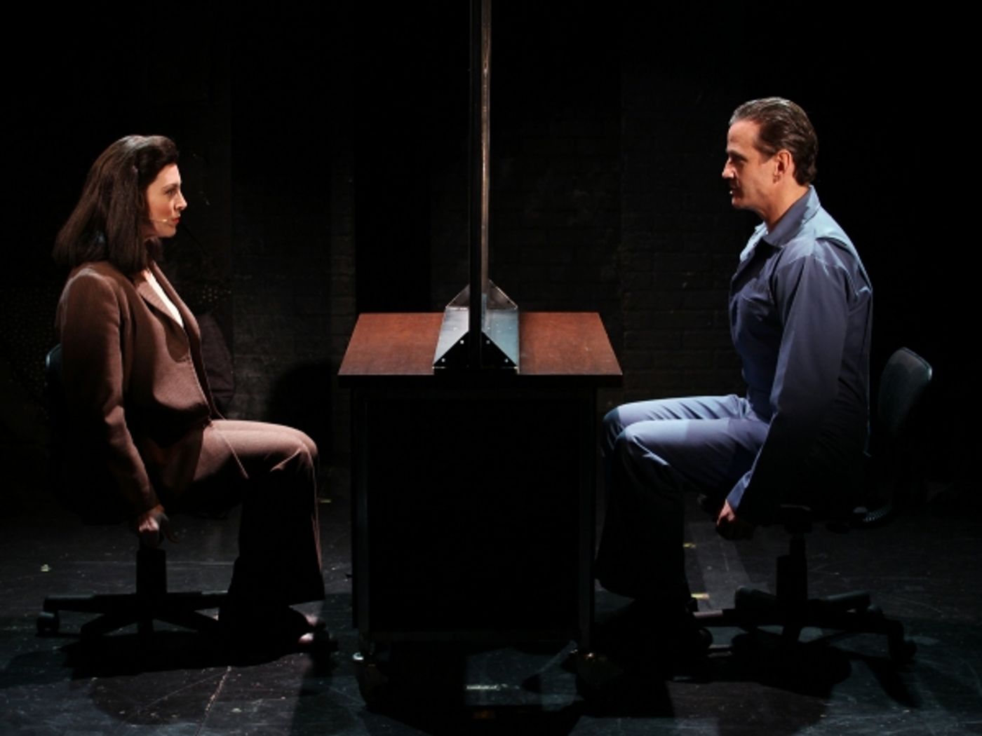 Photo Coverage: Pamela Bob and Sean McDermott in Rehearsal for SILENCE! THE MUSICAL  Image