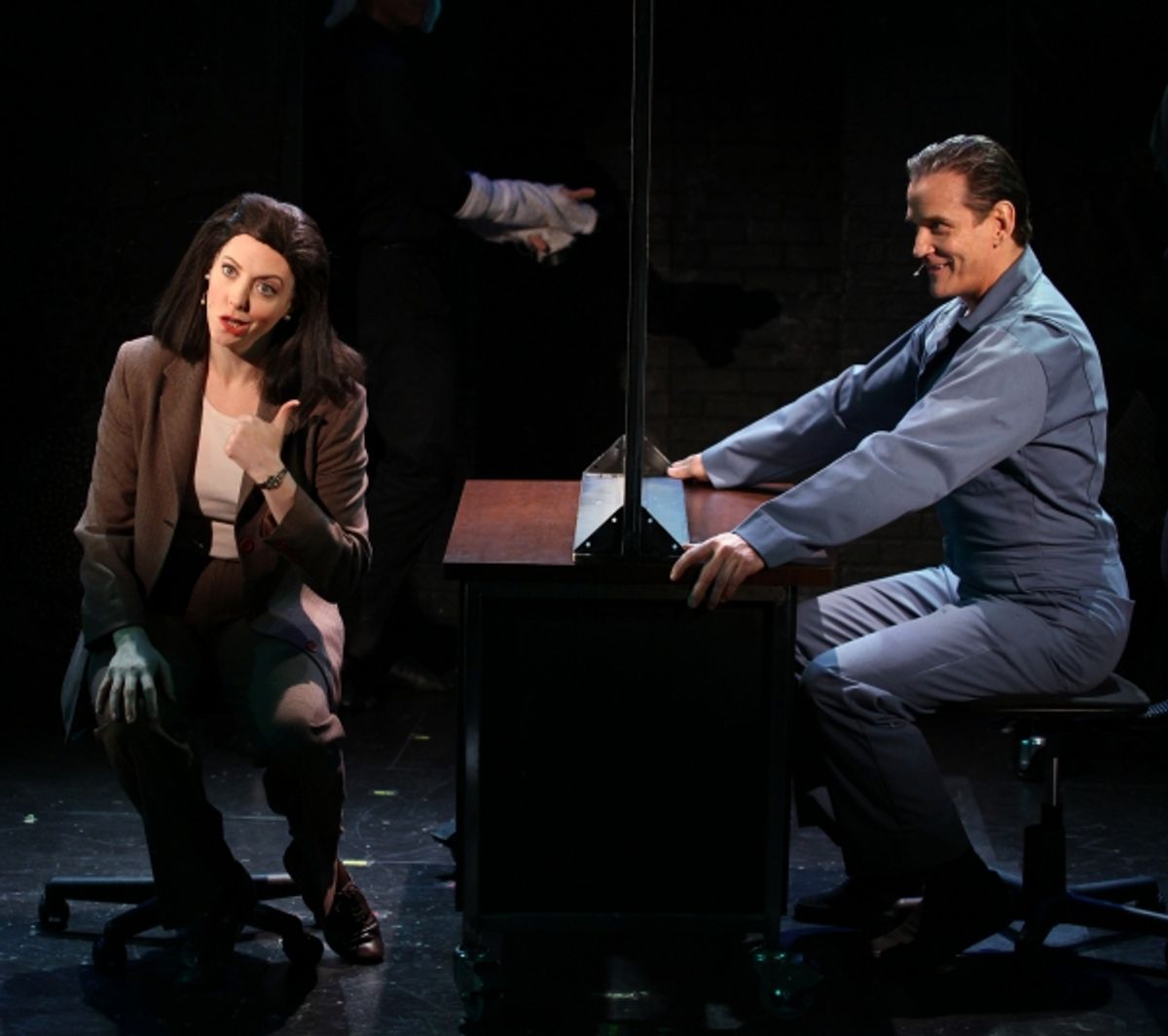 Pamela Bob (Clarice) & Sean McDermott (Hannibal Lecter) at 