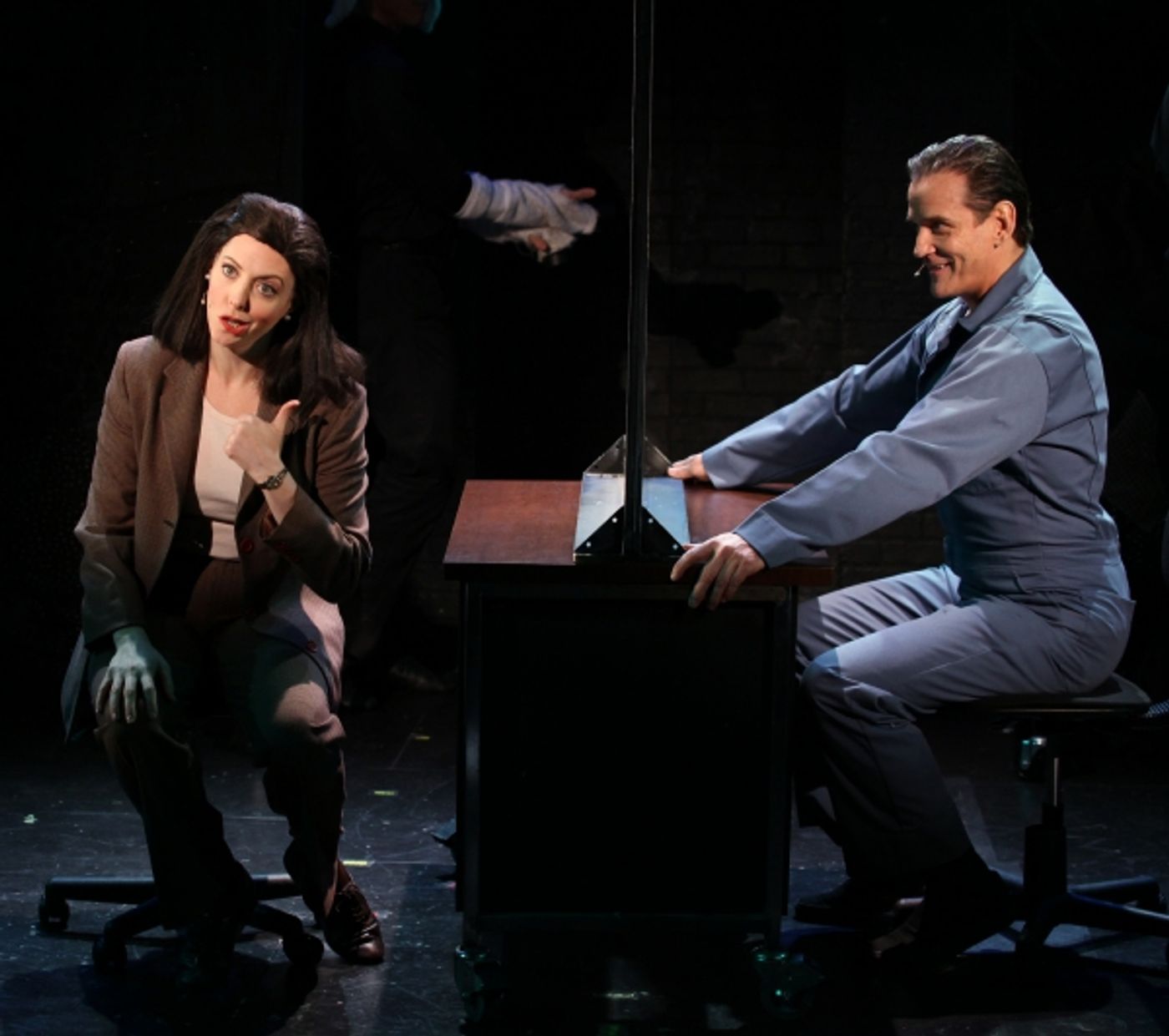 Photo Coverage: Pamela Bob and Sean McDermott in Rehearsal for SILENCE! THE MUSICAL  Image