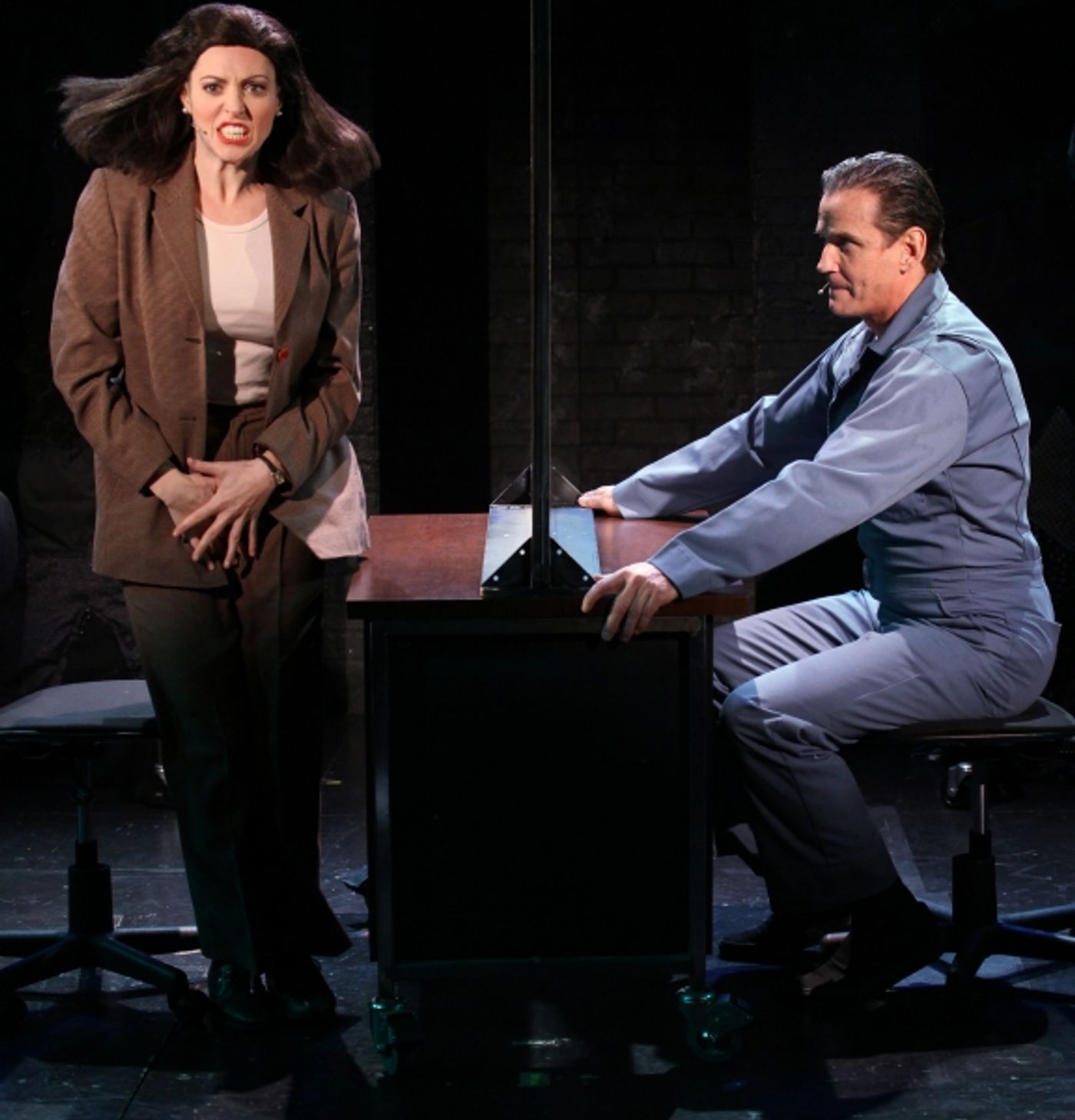 Photo Coverage: Pamela Bob and Sean McDermott in Rehearsal for SILENCE! THE MUSICAL  Image