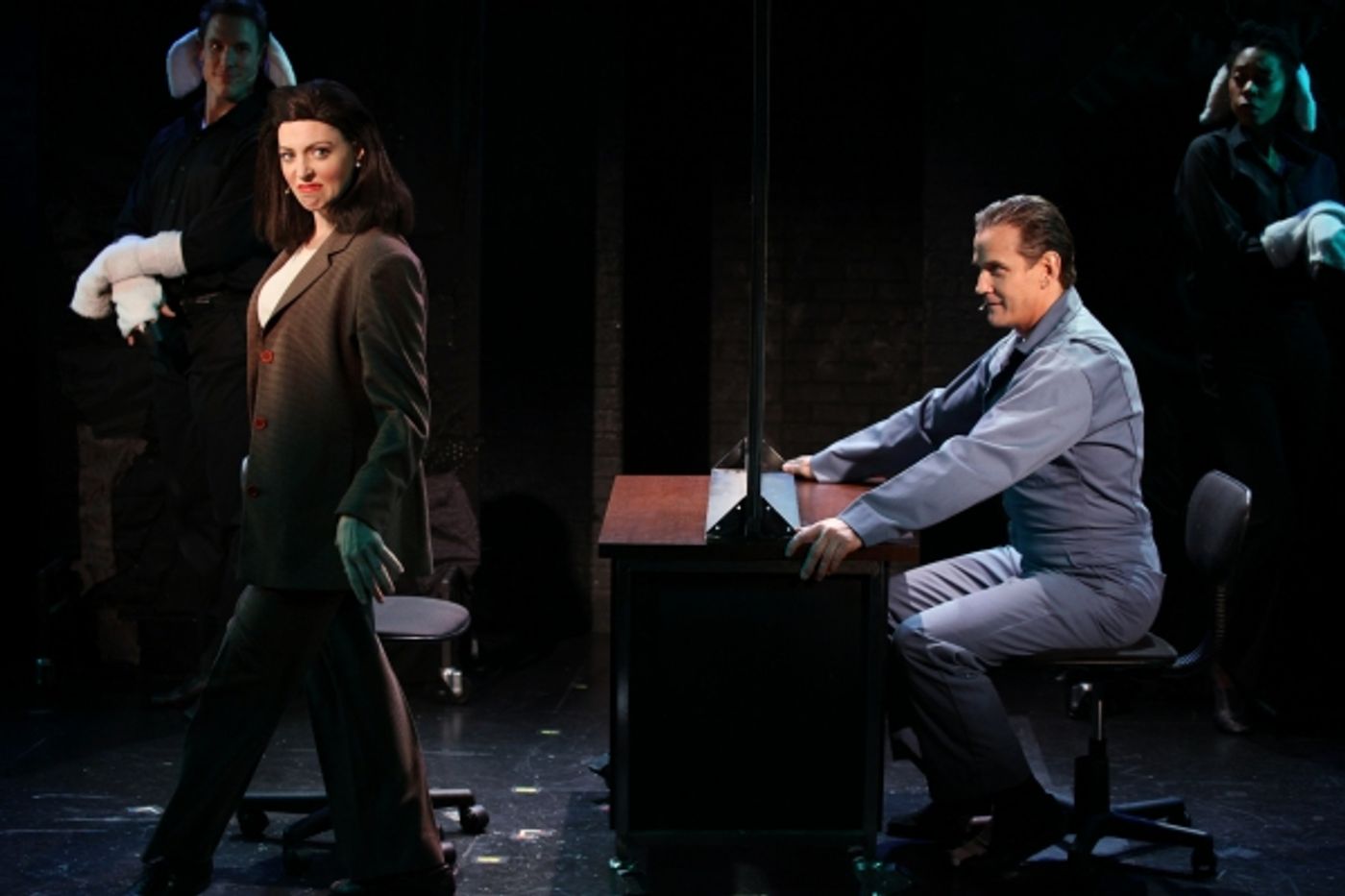 Photo Coverage: Pamela Bob and Sean McDermott in Rehearsal for SILENCE! THE MUSICAL  Image