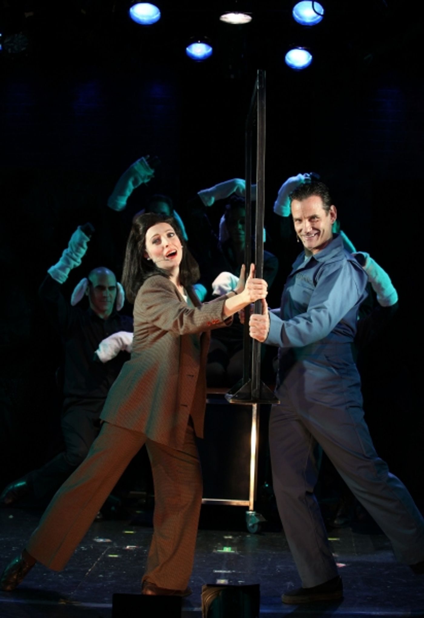 Photo Coverage: Pamela Bob and Sean McDermott in Rehearsal for SILENCE! THE MUSICAL  Image