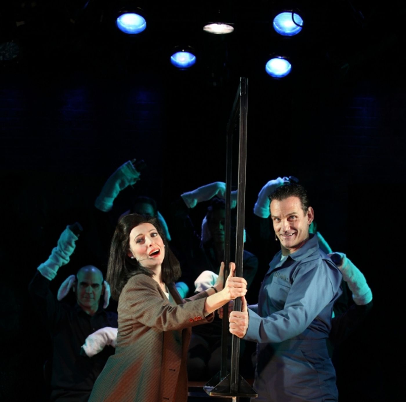 Photo Coverage: Pamela Bob and Sean McDermott in Rehearsal for SILENCE! THE MUSICAL  Image