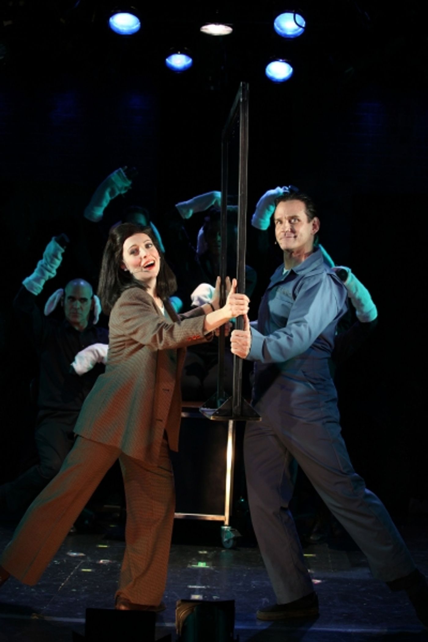 Photo Coverage: Pamela Bob and Sean McDermott in Rehearsal for SILENCE! THE MUSICAL  Image