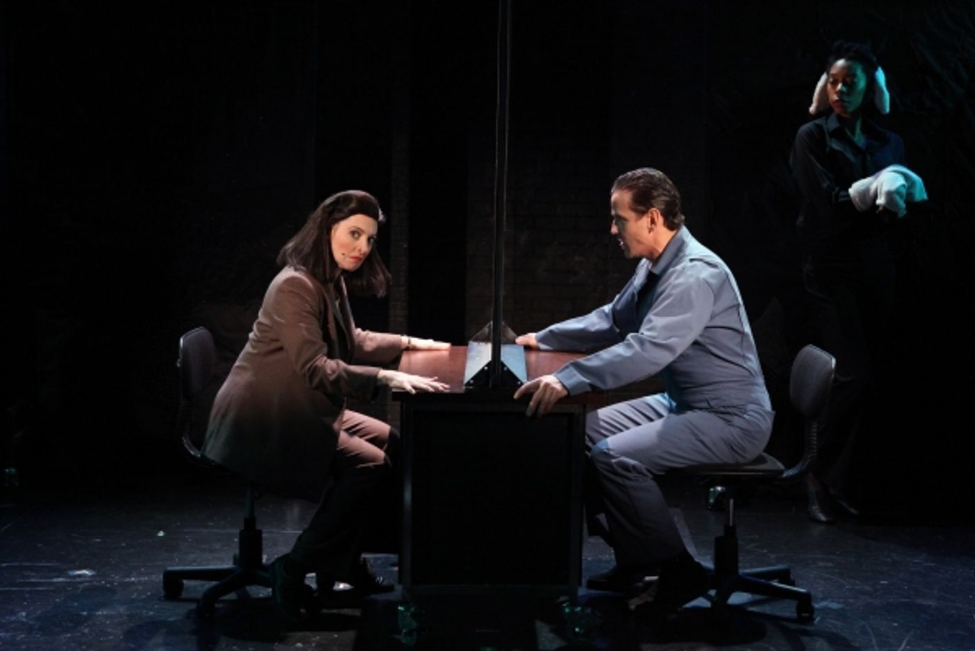 Photo Coverage: Pamela Bob and Sean McDermott in Rehearsal for SILENCE! THE MUSICAL  Image