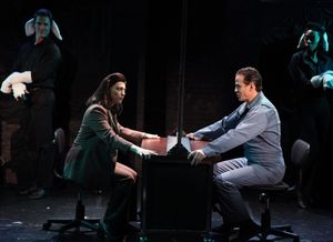 Pamela Bob (Clarice) & Sean McDermott (Hannibal Lecter) @ BroadwayWorld Pamela Bob (Clarice) & Sean McDermott (Hannibal Lecter) Photo