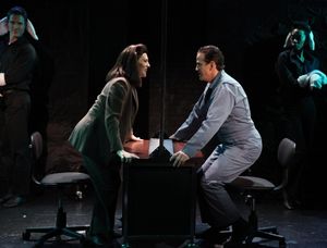 Pamela Bob (Clarice) & Sean McDermott (Hannibal Lecter) @ BroadwayWorld Pamela Bob (Clarice) & Sean McDermott (Hannibal Lecter) Photo