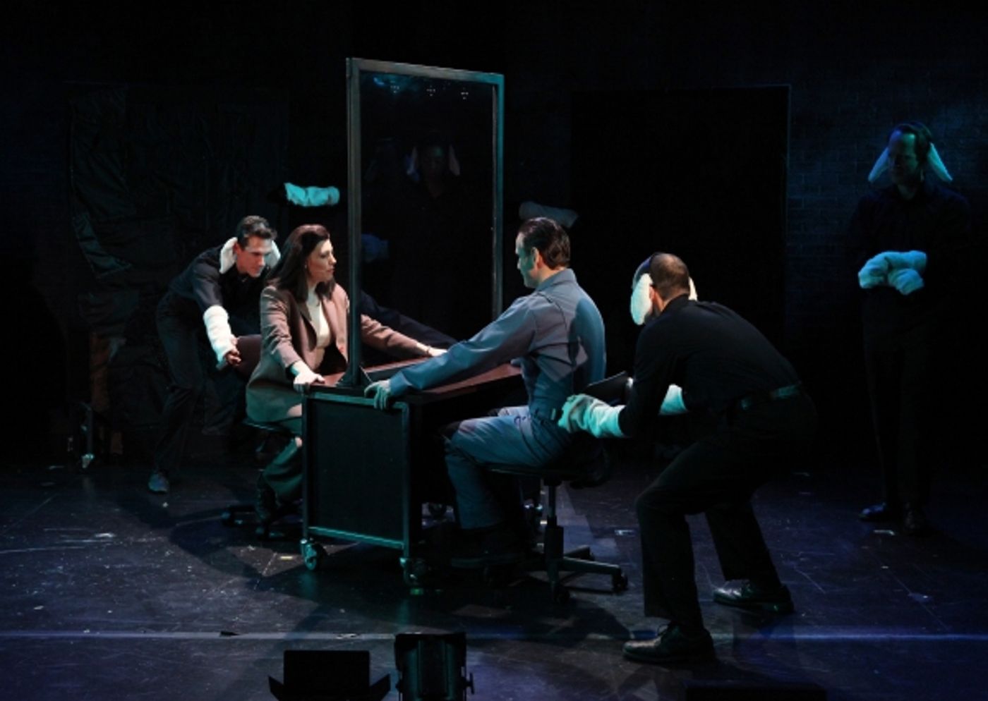 Photo Coverage: Pamela Bob and Sean McDermott in Rehearsal for SILENCE! THE MUSICAL  Image