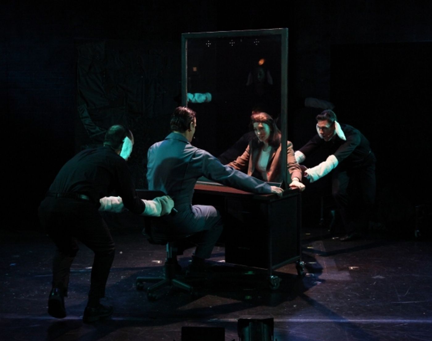 Photo Coverage: Pamela Bob and Sean McDermott in Rehearsal for SILENCE! THE MUSICAL  Image