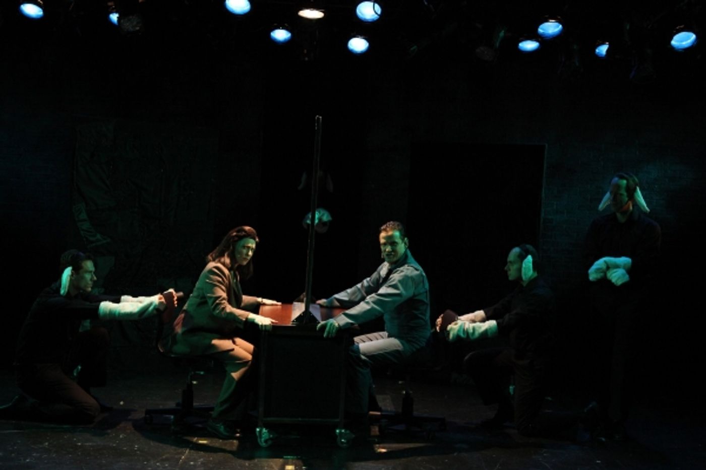 Photo Coverage: Pamela Bob and Sean McDermott in Rehearsal for SILENCE! THE MUSICAL  Image