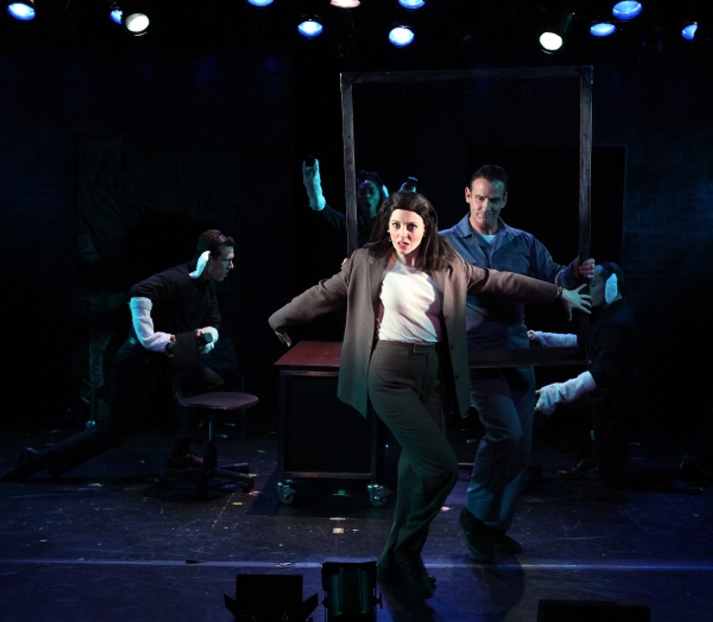 Photo Coverage: Pamela Bob and Sean McDermott in Rehearsal for SILENCE! THE MUSICAL  Image