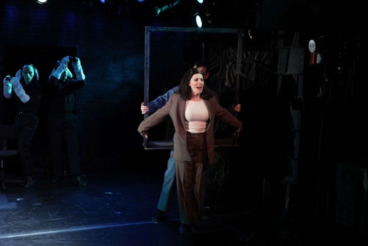 Photo Coverage: Pamela Bob and Sean McDermott in Rehearsal for SILENCE! THE MUSICAL  Image