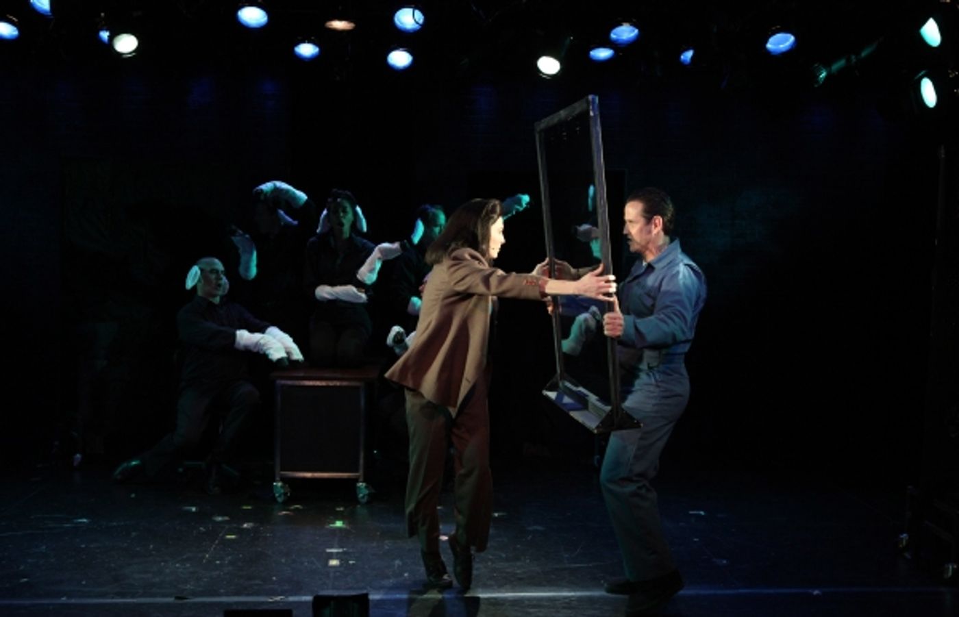 Photo Coverage: Pamela Bob and Sean McDermott in Rehearsal for SILENCE! THE MUSICAL  Image