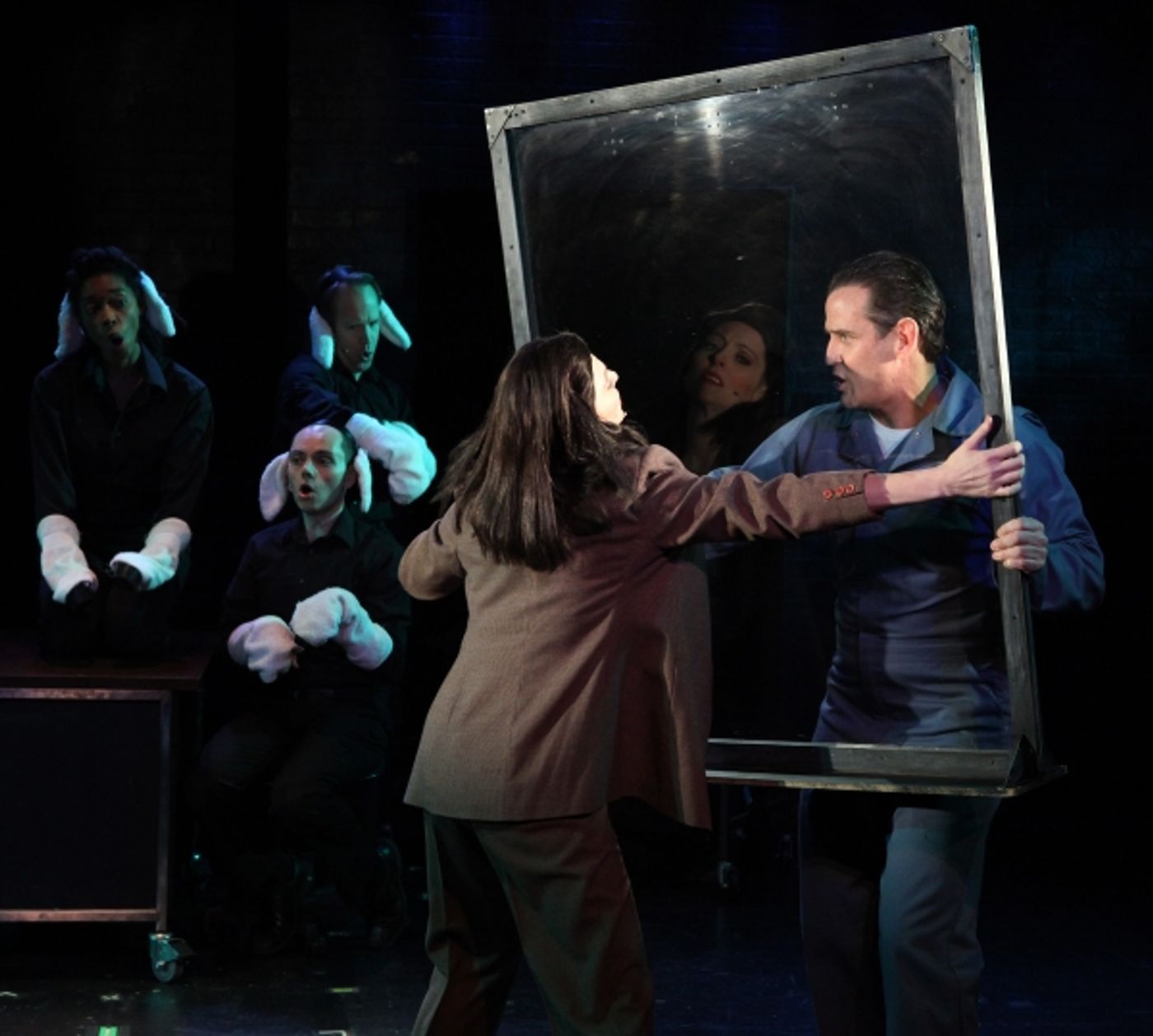 Photo Coverage: Pamela Bob and Sean McDermott in Rehearsal for SILENCE! THE MUSICAL  Image