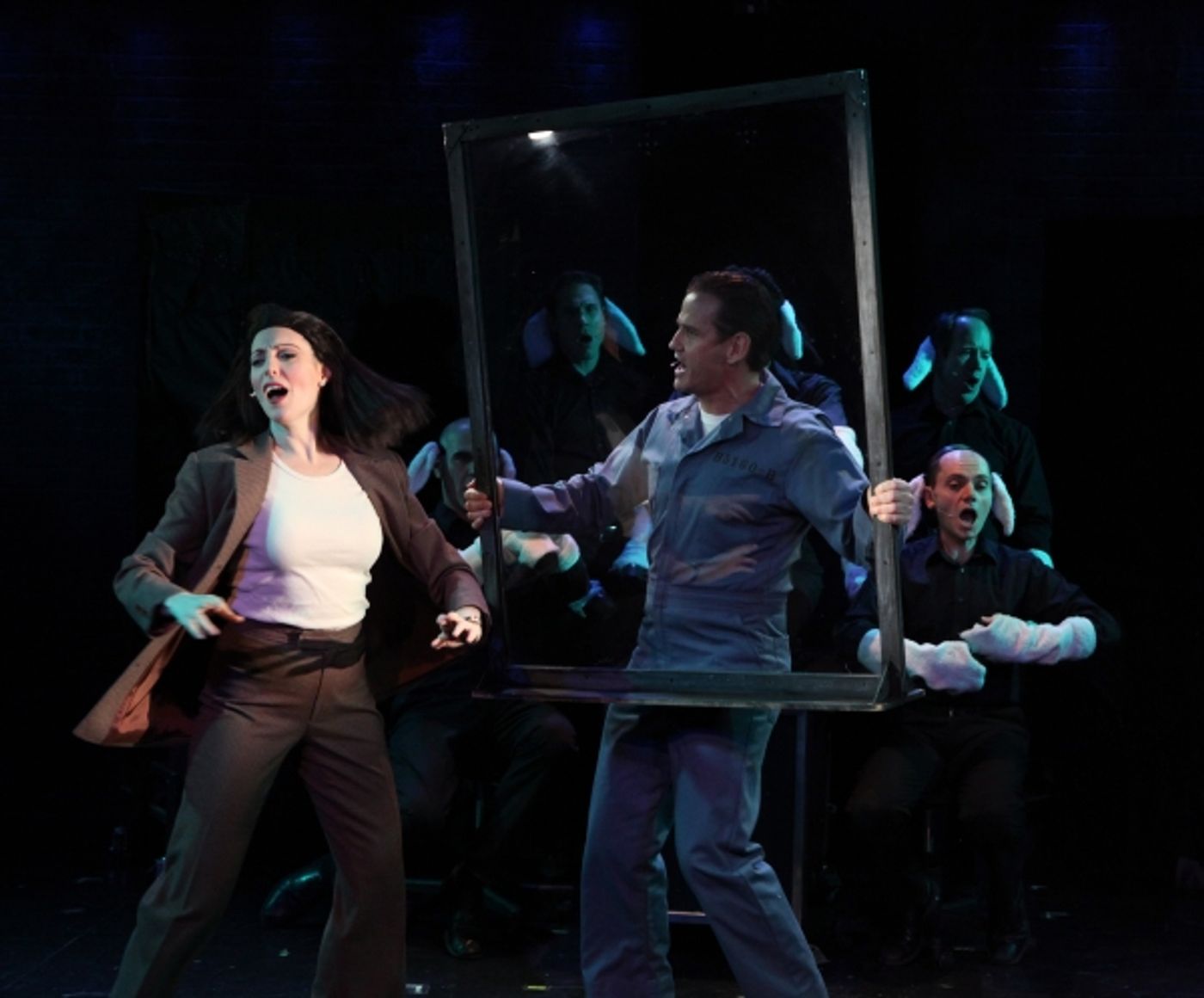 Photo Coverage: Pamela Bob and Sean McDermott in Rehearsal for SILENCE! THE MUSICAL  Image