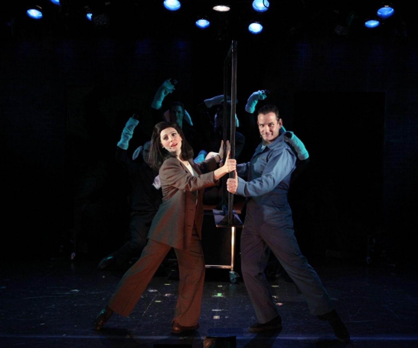 Photo Coverage: Pamela Bob and Sean McDermott in Rehearsal for SILENCE! THE MUSICAL  Image