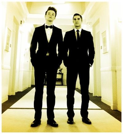 Chris Colfer and Darren Criss Photo
