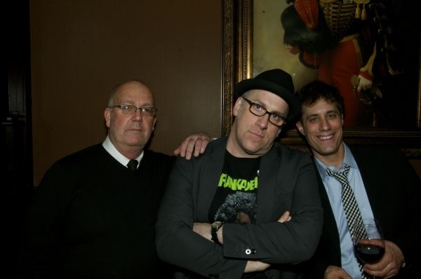 Director Frank Licato (left), playwright Michael Puzzo (center) and producer Justin R Photo