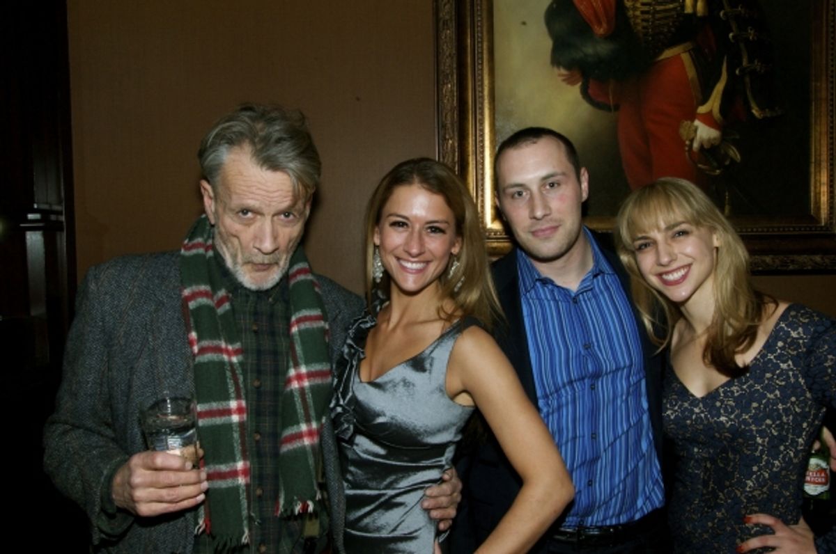 The cast of Spirits of Exit Eleven (from left to right) Ã‚Â Stephen Payne, Deborah Rayne, Michael Carlsen and Nicole Balsam at 